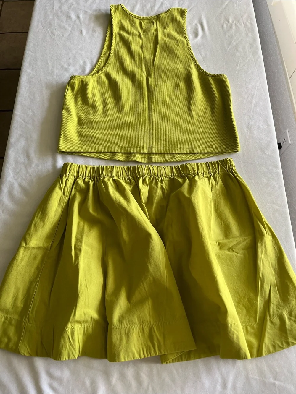 Free People size Medium Green Two-Piece new without tags